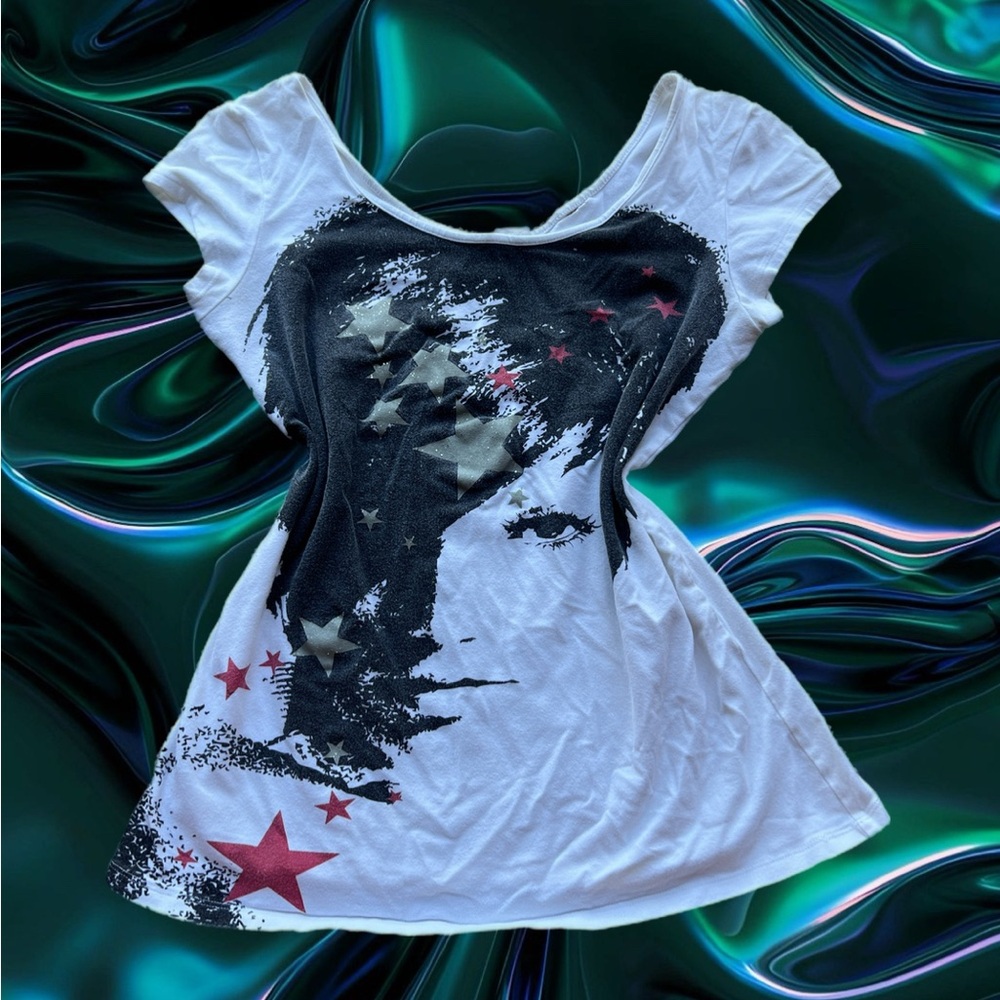 Y2k grunge mcbling graphic tee 💋 💋